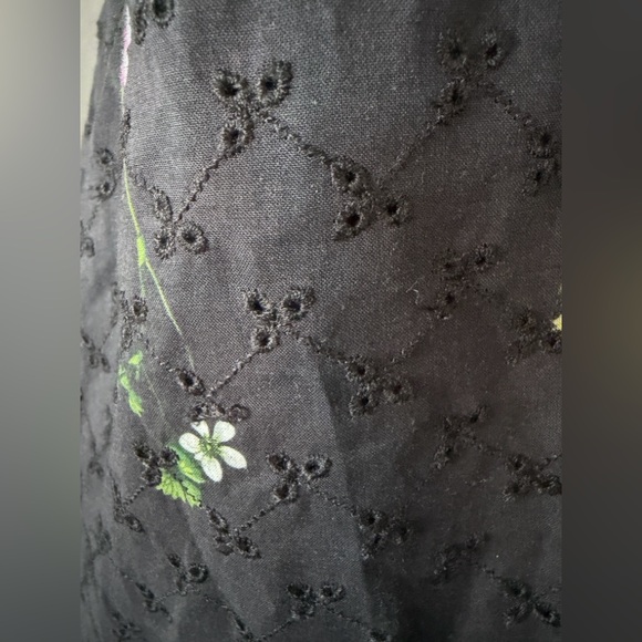 Parker Black Floral Midi Dress - Picture 6 of 12